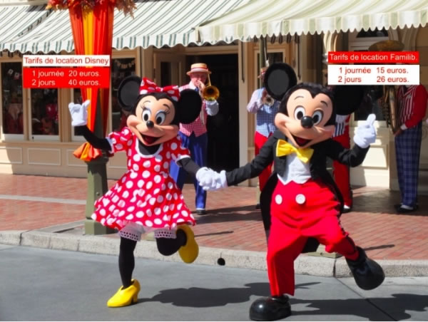 location de poussette à disneyland paris