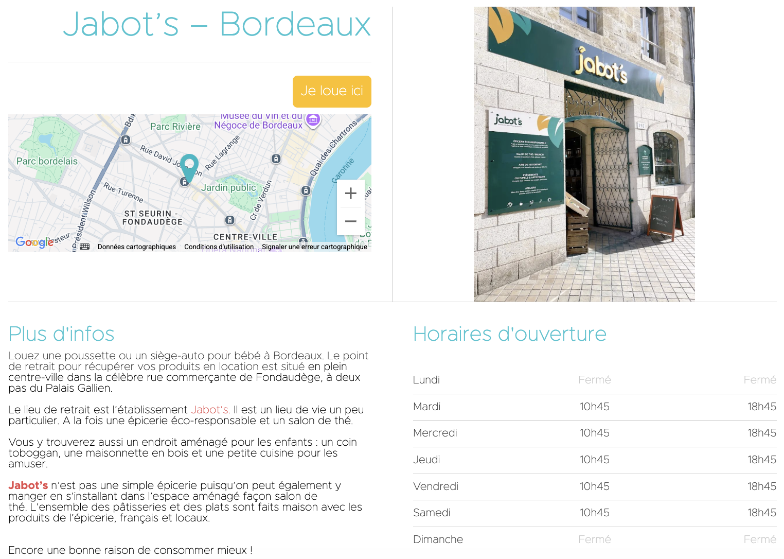 location siege auto bébé à bordeaux
